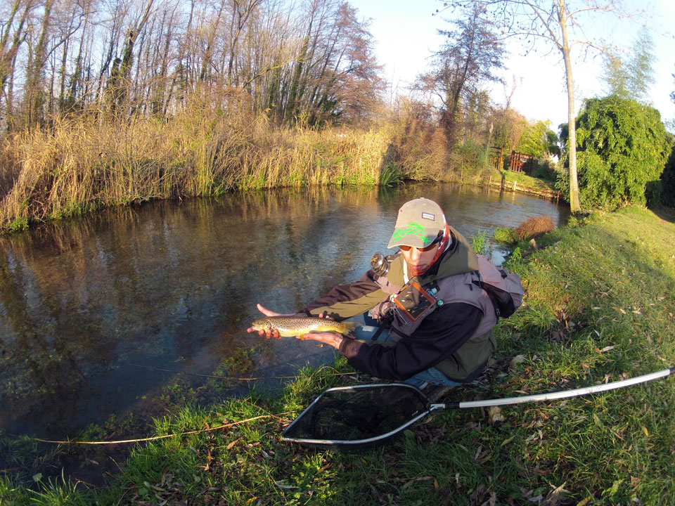 Valentin, une prise dans un canal